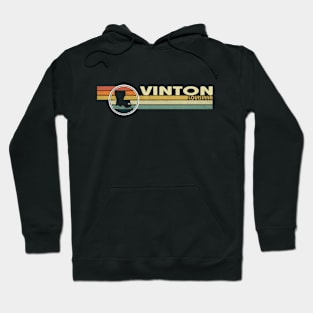 Vinton Louisiana vintage 1980s style Hoodie